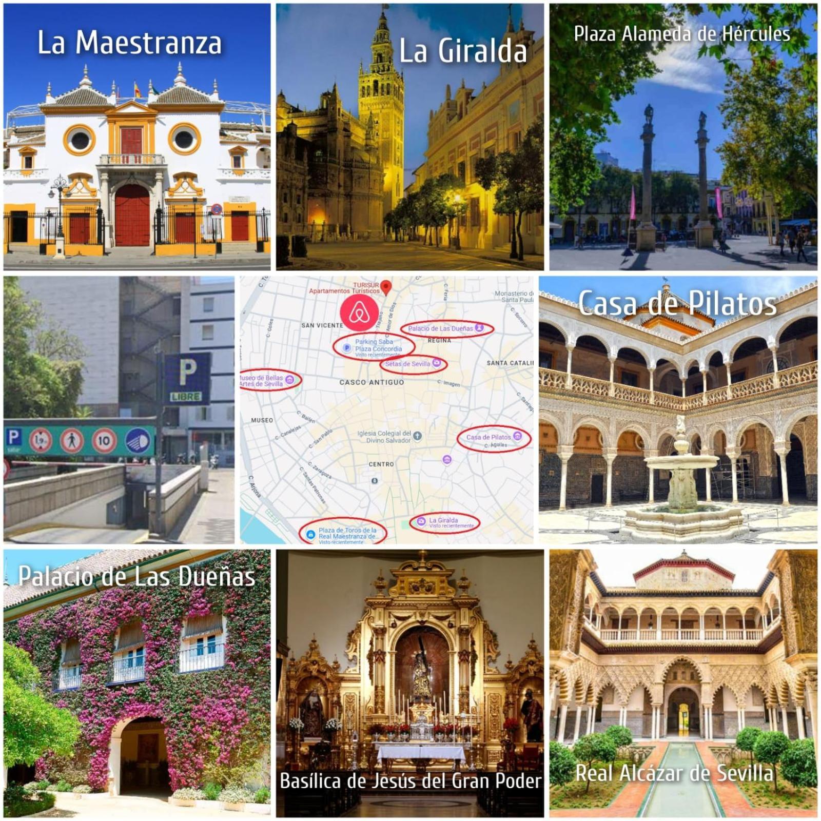 Apartamento En Sevilla Centro Con Vistas A La Plaza Alameda De Hercules - Hasta 7 Personas 外观 照片